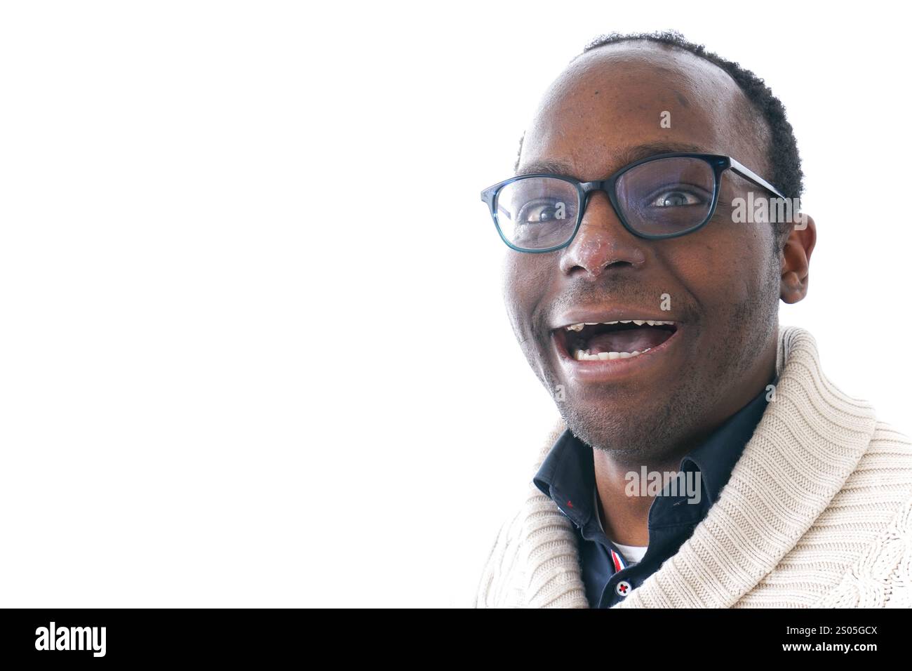 Lächelnde Männer Stockfoto