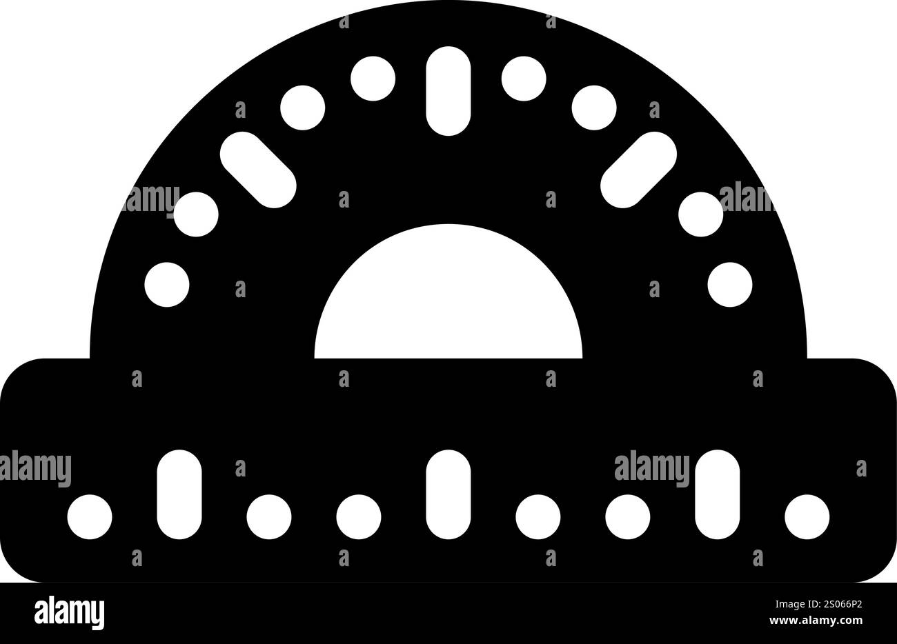 Eine Sammlung von Symbolen für Bildungstools, Schulmaterial und Lernressourcen, ideal für E-Learning, Bildungsplattformen, und Klassendesign. Stock Vektor