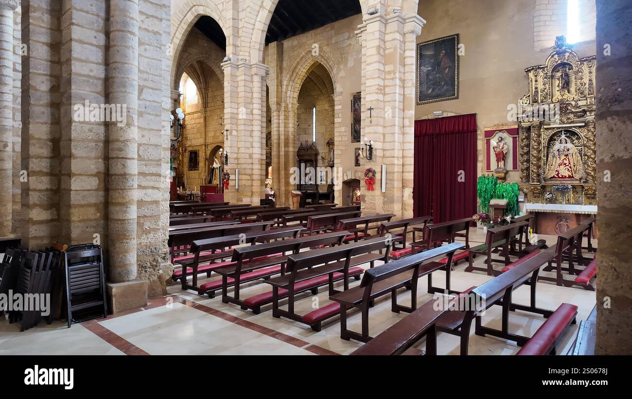 Parroquia de San Lorenzo Mártir in Córdoba: Fernandinische Architektur mit ehemaliger Moschee Stockfoto