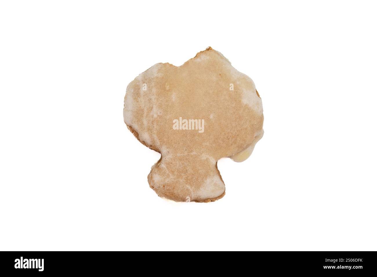 Handgemachte Weihnachtskekse auf weißem Hintergrund – festliches Backen und saisonale Leckereien – 8 Stockfoto