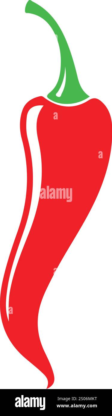 Vektor Bunte Pfeffer Set Zeichnungen Stock Vektor