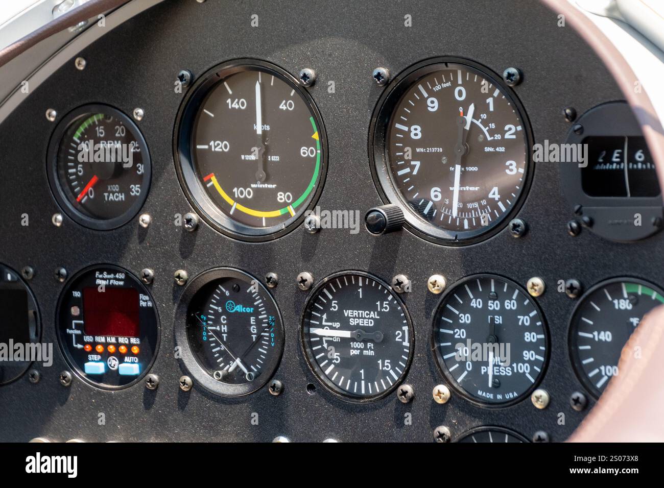 Oshkosh EAA 2024, Junkers Cockpit Stockfoto