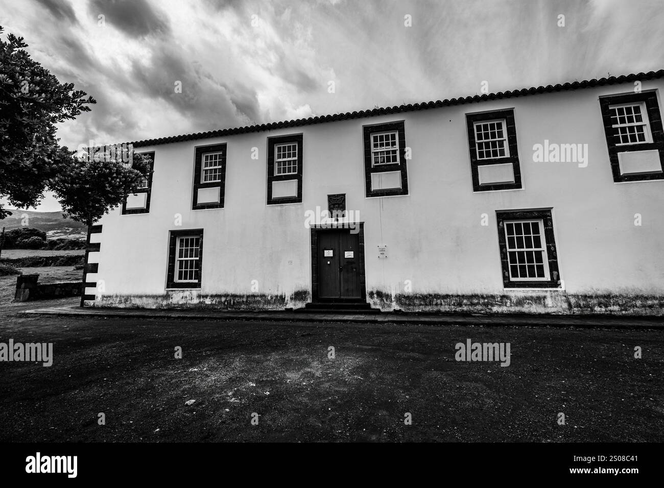 Jugendherberge Pousada do Pico im alten Klostergebäude auf der Insel Pico Azoren, Portugal Stockfoto