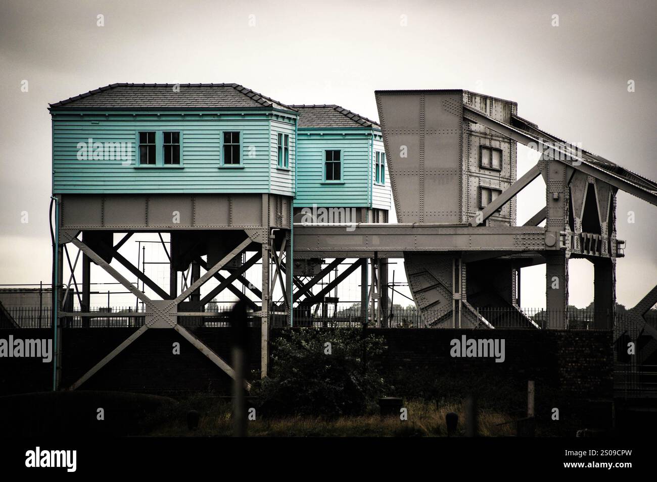 Bascule Bridge, Stanley Dock, Liverpool Stockfoto