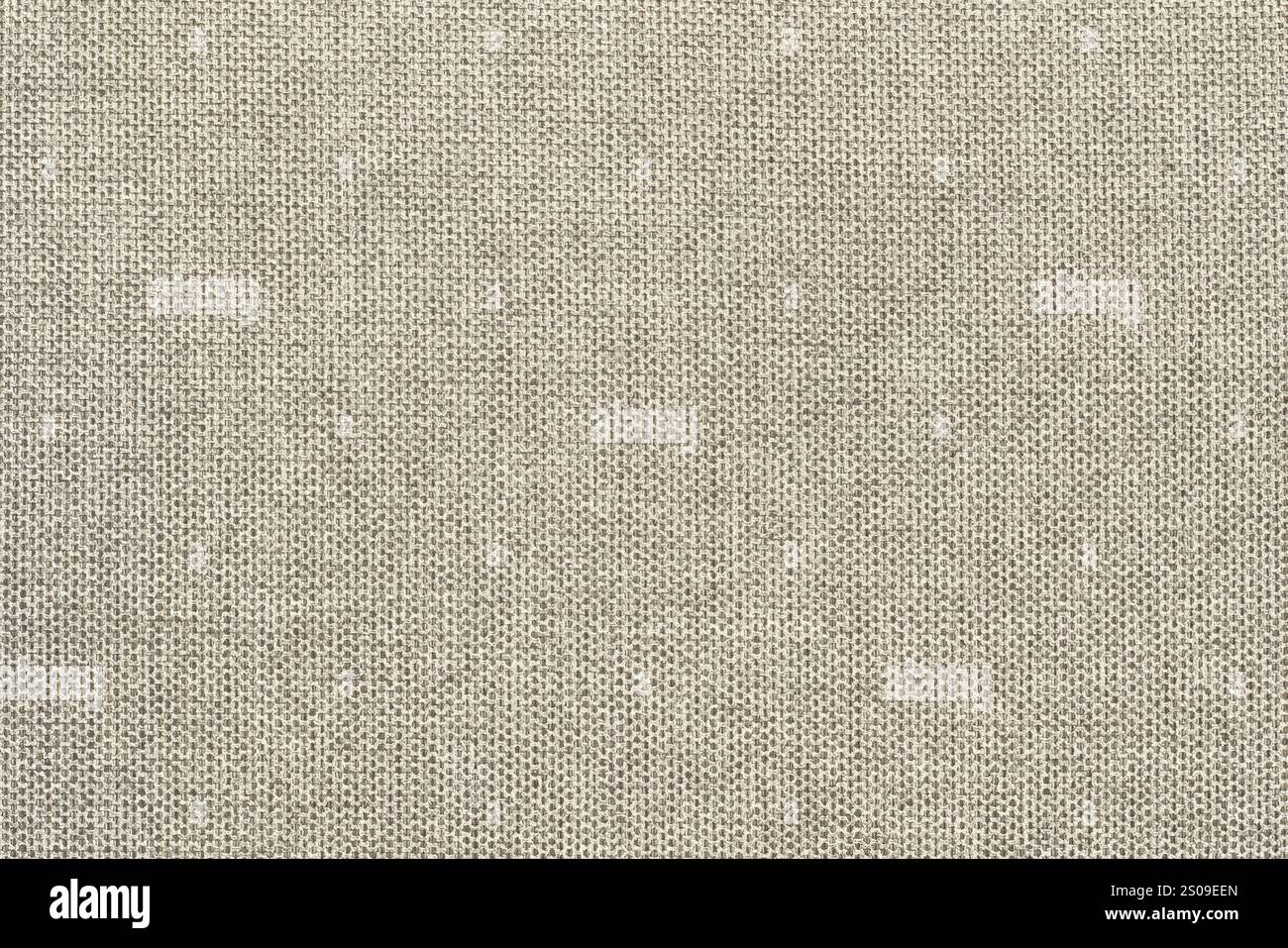 Beige gewebte Sofakissen aus Baumwollgewebe Textilstoff Hintergrund. Hochauflösendes Foto Stockfoto