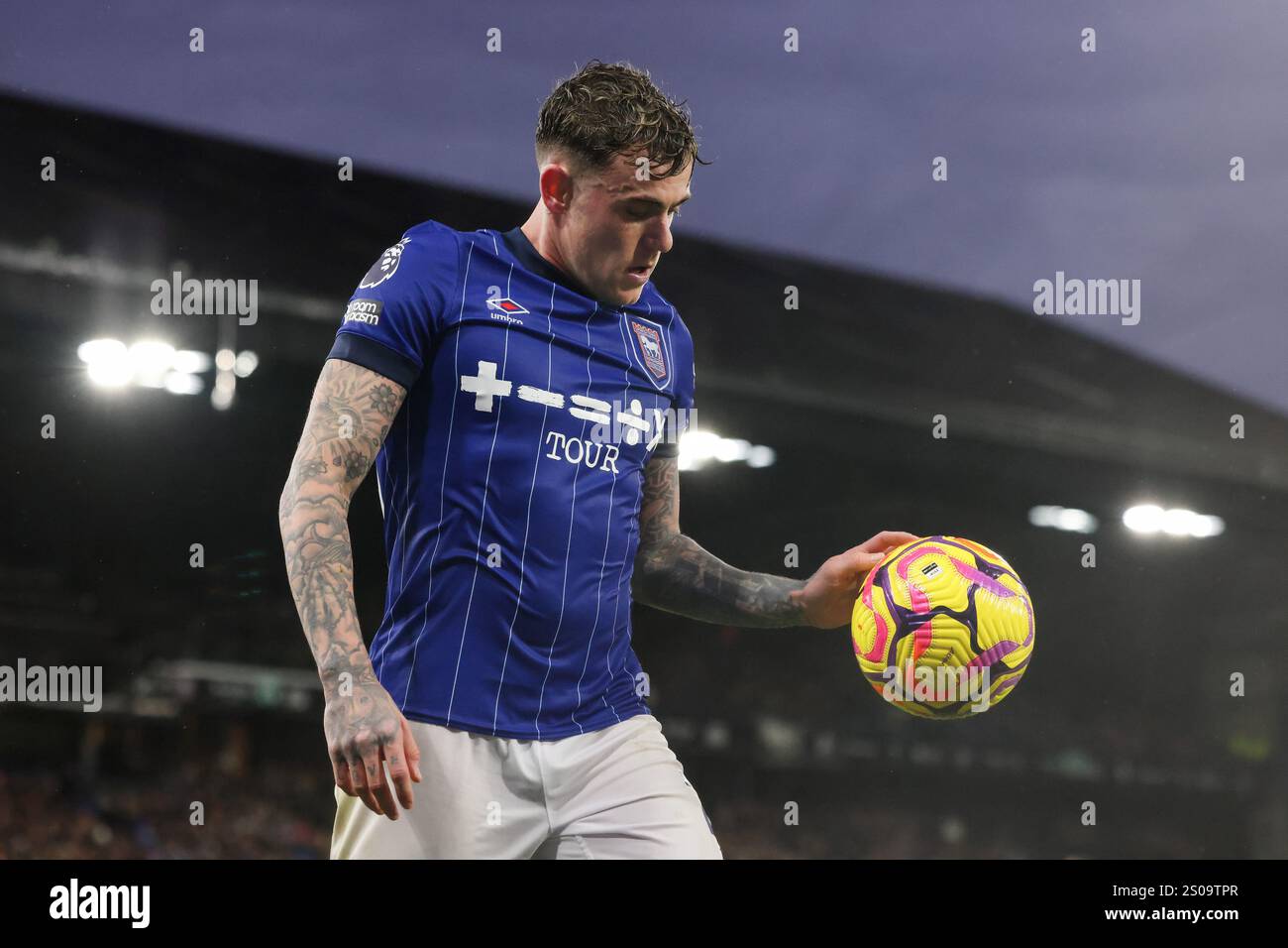 Sam Szmodics aus Ipswich Town - Ipswich Town / Newcastle United, Premier League, Portman Road, Ipswich, Großbritannien - 21. Dezember 2024 nur redaktionelle Verwendung - es gelten Einschränkungen bei DataCo Stockfoto