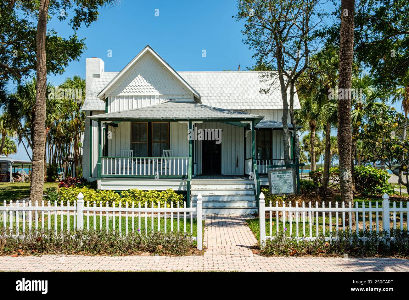 St Lucie County Regional History Center, Seaway Drive, Fort Pierce, Florida Stockfoto