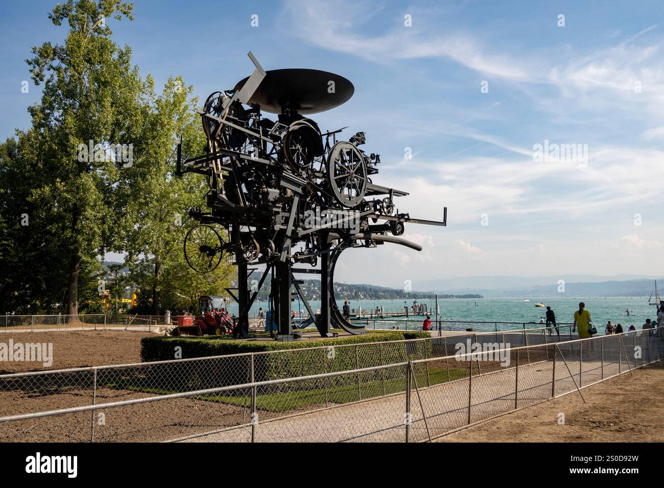 Die Heureka-Skulptur in Zürich Stockfoto