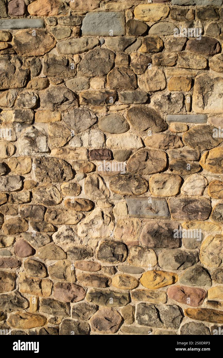 Die Außenmauern von Cardiff Castle in Cardiff South Wales Stockfoto