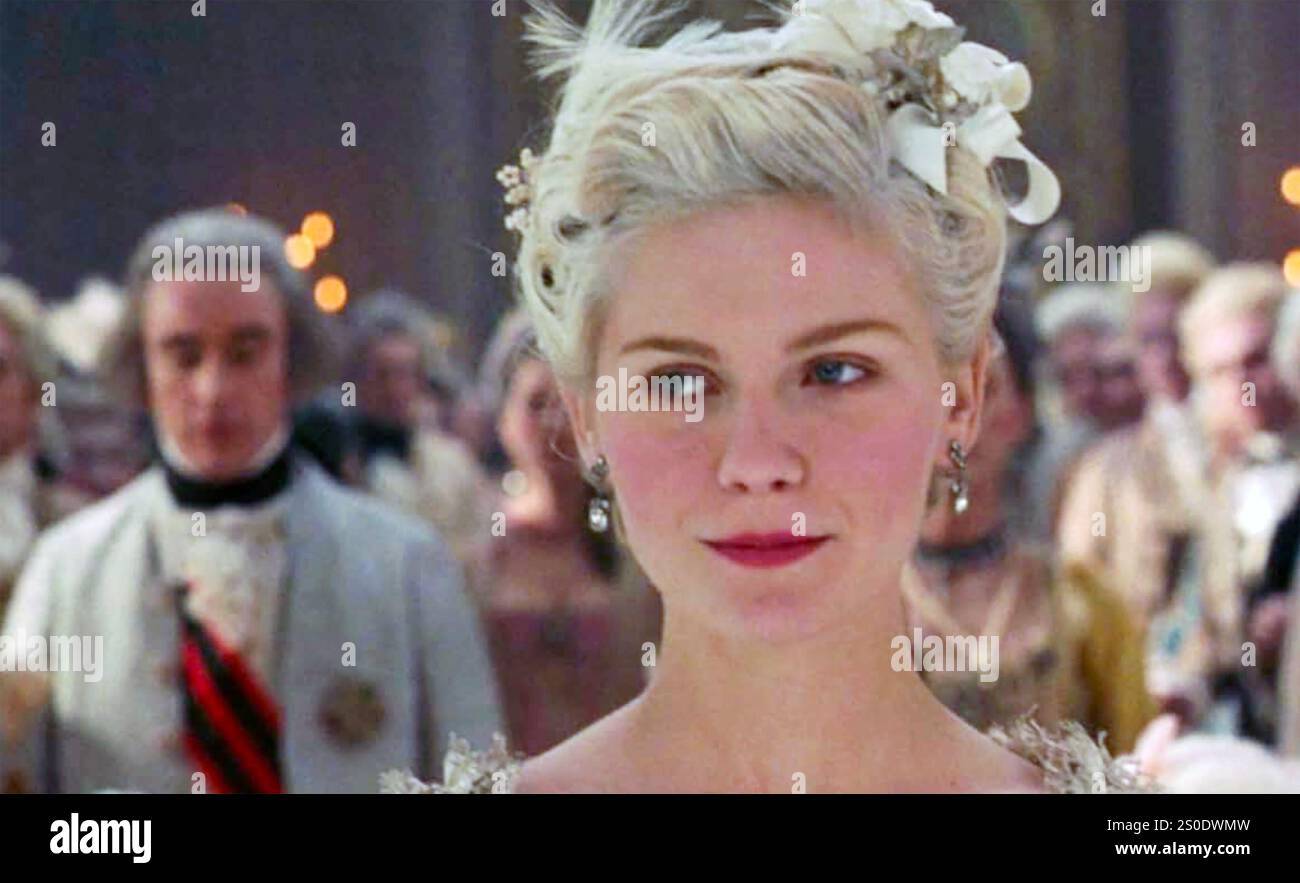 MARIE ANTOINETTE 2006 Sony Pictures veröffentlicht Film mit Kirsten Dunst als französische Königin Stockfoto