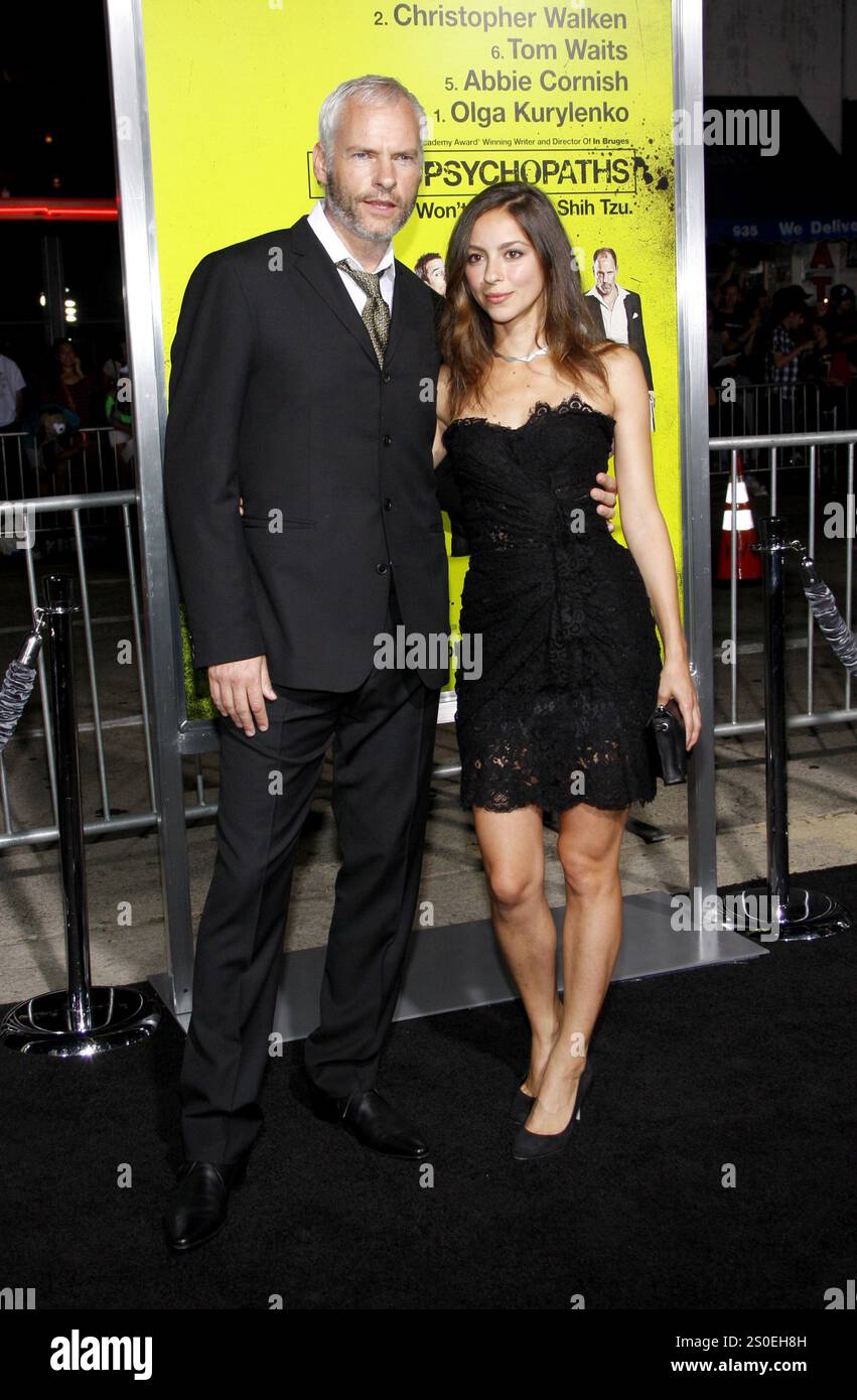 Martin McDonagh an der Los-Angeles-premiere von "Sieben Psychopathen" am Mann Bruin Theater in Westwood am 1. Oktober 2012 statt. Stockfoto