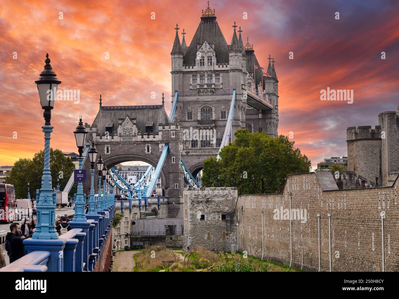 Tower Bridge, London, England, UK Stockfoto