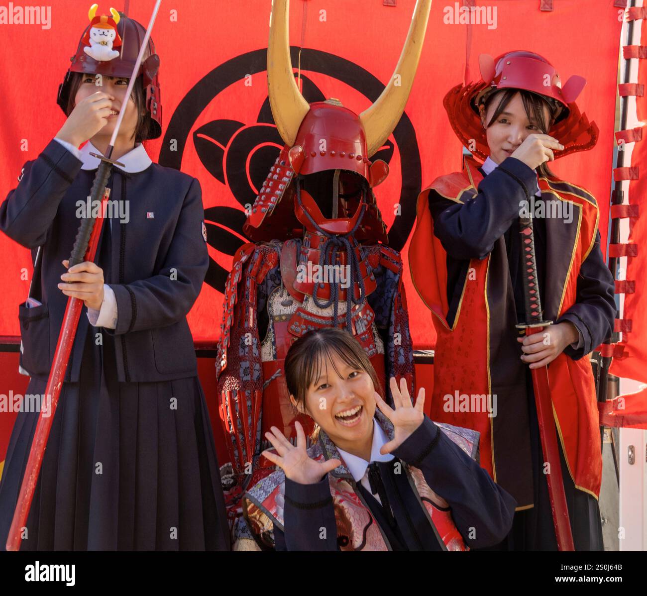 Schloss Hikone in Hikone City, Präfektur Shiga, Japan Stockfoto