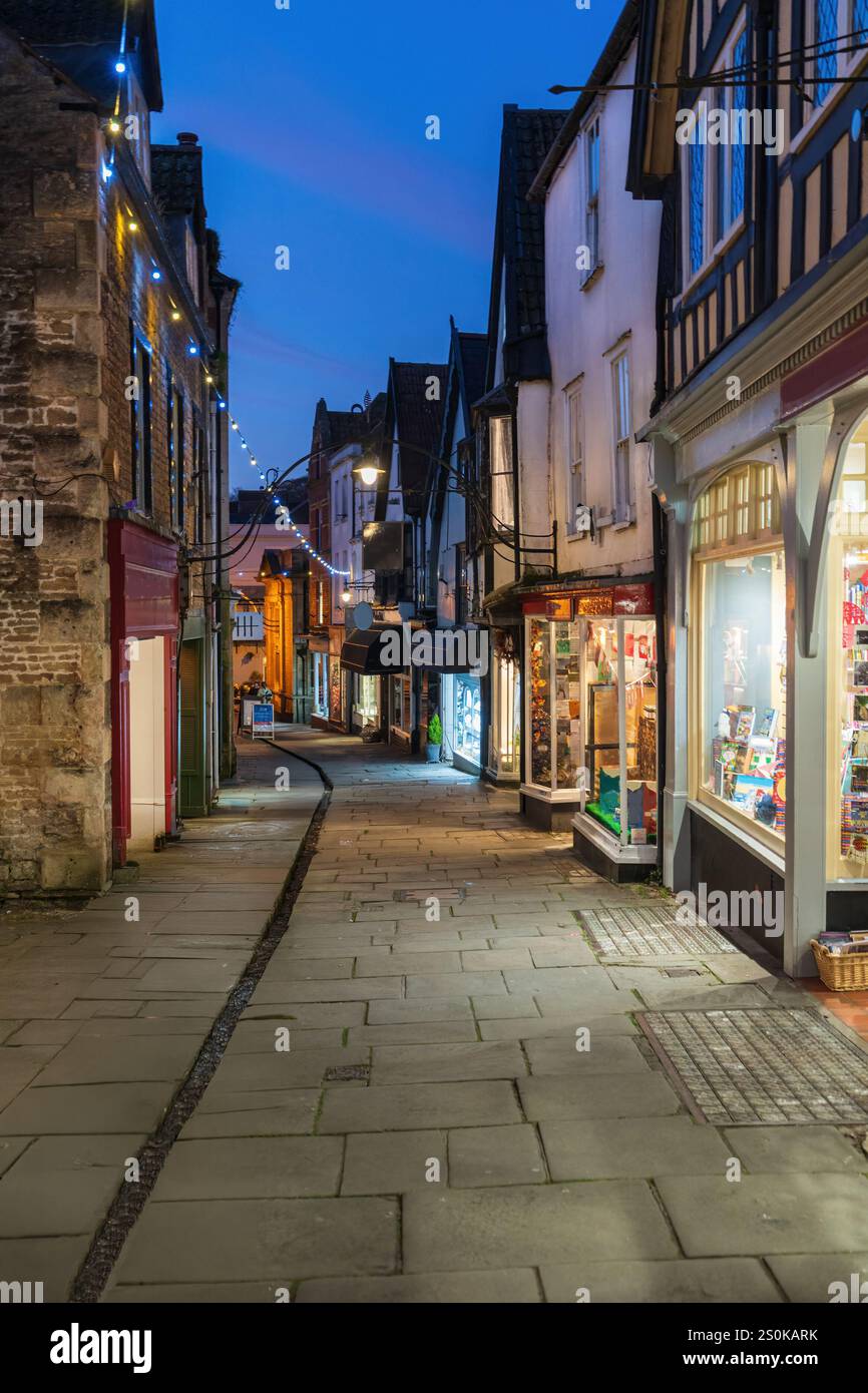 Billige Straße Frome in Somerset Stockfoto