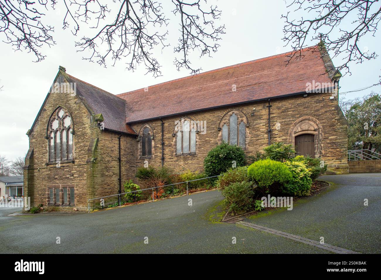 Parkgate & Neston United Reformed Church on Moorside ln, Neston Wirral Stockfoto