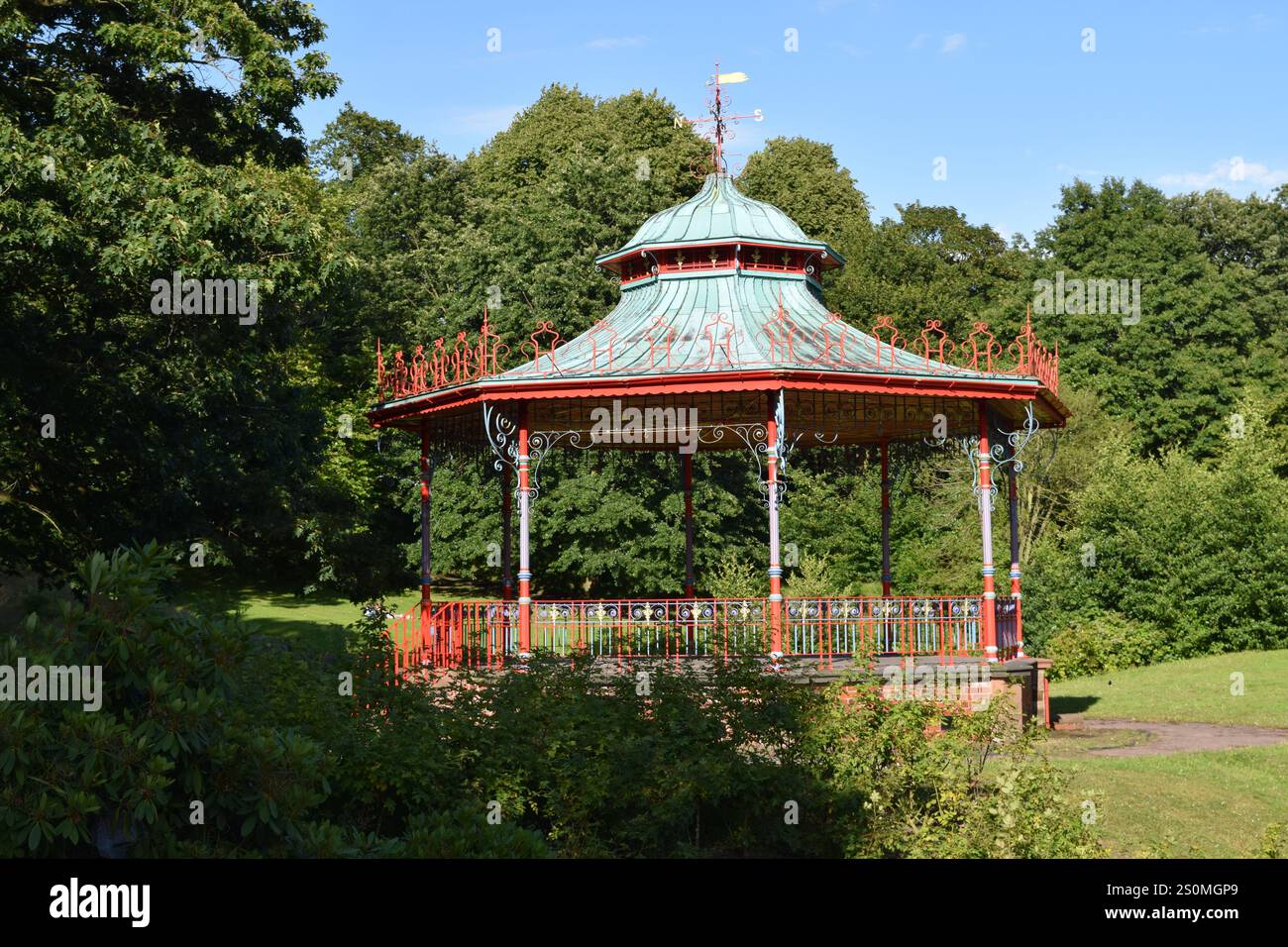 Bandstand, Sefton Park, Liverpool Stockfoto
