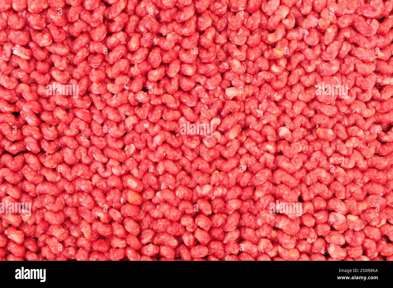Rohes frisches mageres Steak Hackfleisch-Fleisch Hintergrundtextur Stockfoto