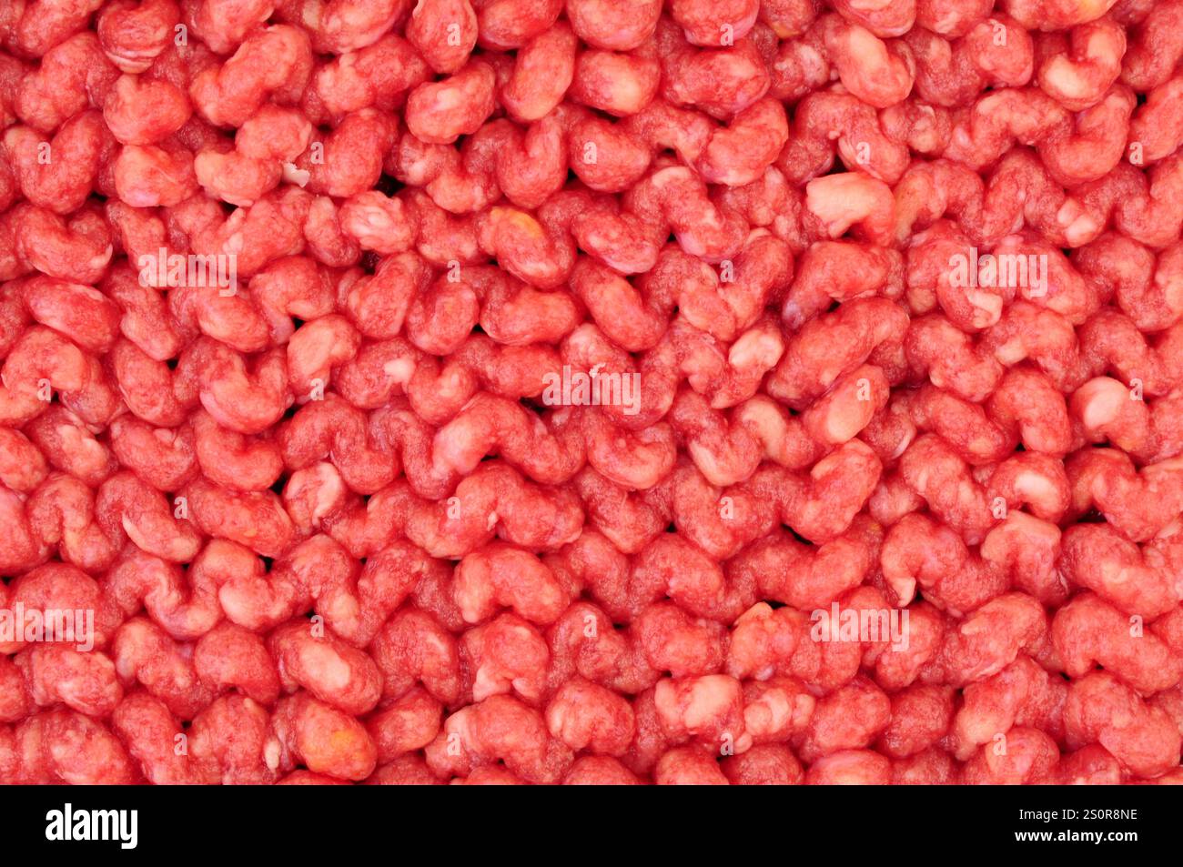 Rohes frisches mageres Steak Hackfleisch-Fleisch Hintergrundtextur Stockfoto