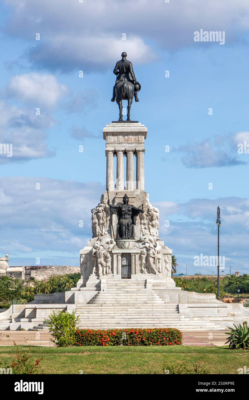 Statue von José Martí in Havanna, Kuba. Stockfoto