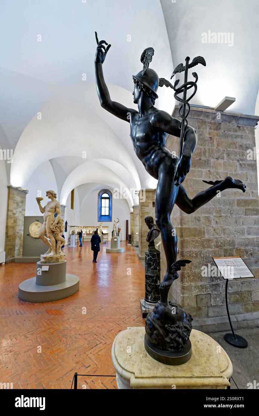 Florenz Toskana Italien. Museo Nazionale del Bargello. National Art Museum. Klassische Skulpturen Stockfoto