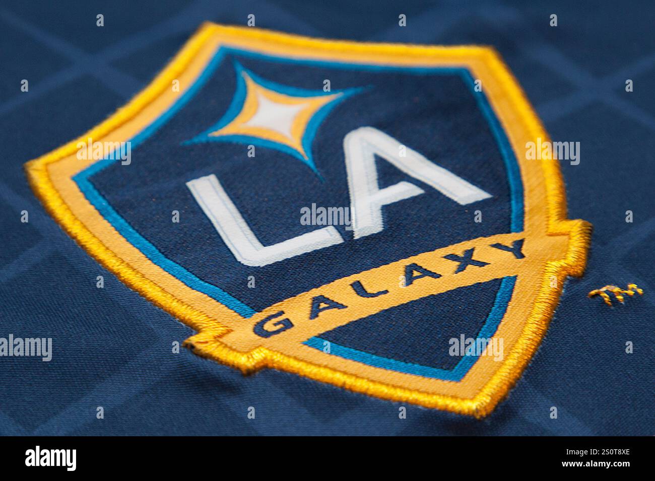 LA Galaxy Crest / Emblem / Abzeichen Stockfoto