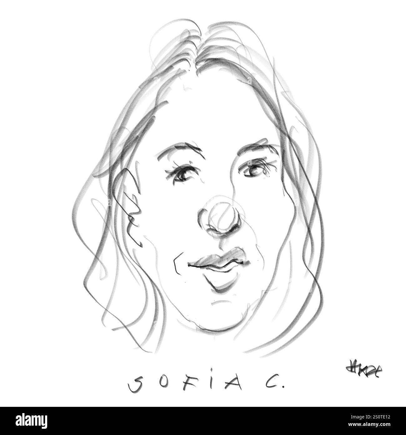 Porträt der Filmemacherin Sofia Coppola Stockfoto