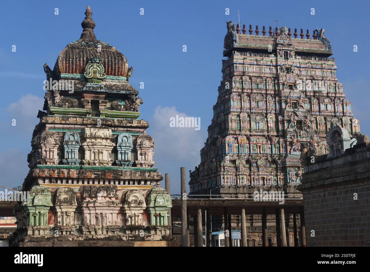 Nataraja Tempel in Chidambaram, Tamil Nadu, Indien Stockfoto