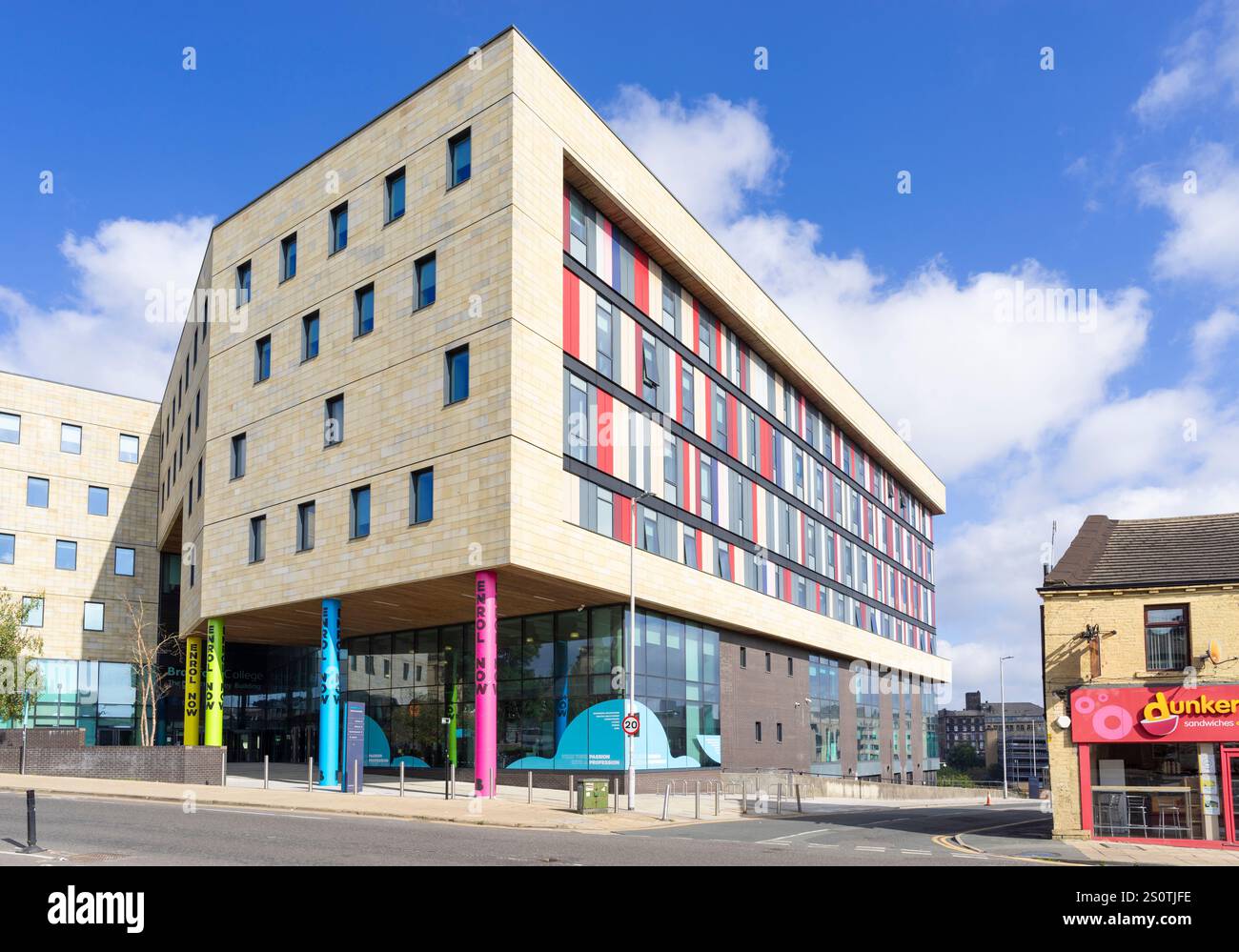 Bradford College David Hockney Building Bradford College Campus Bradford Yorkshire West Yorkshire England Großbritannien GB Europa Stockfoto