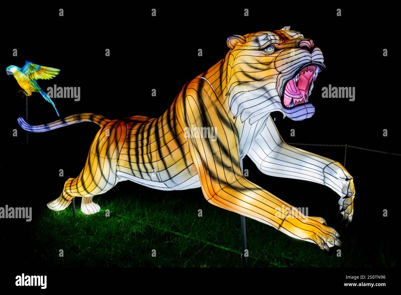 Festival of Light Longleat 28/12/2024 Stockfoto