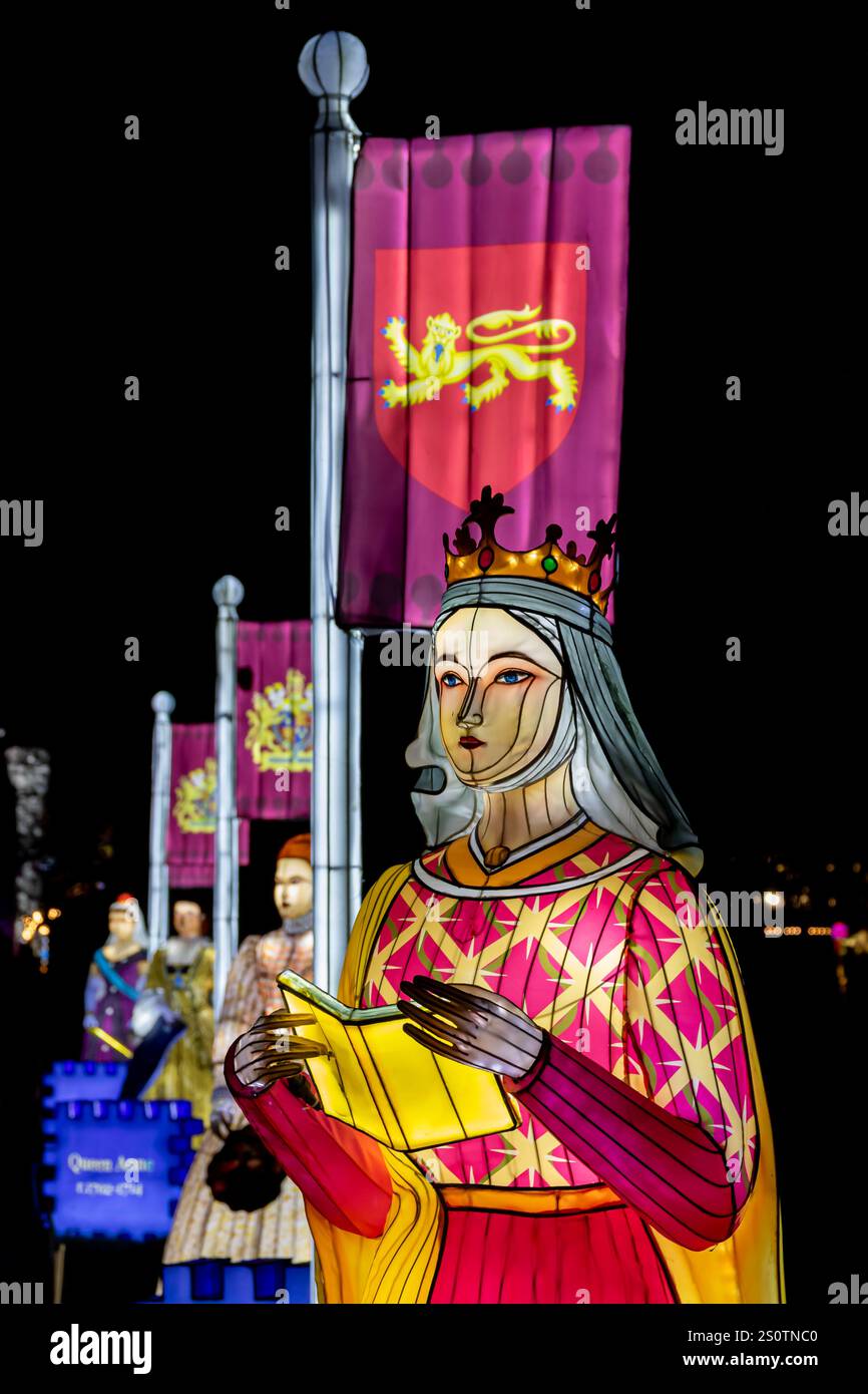 Festival of Light Longleat 28/12/2024 Stockfoto
