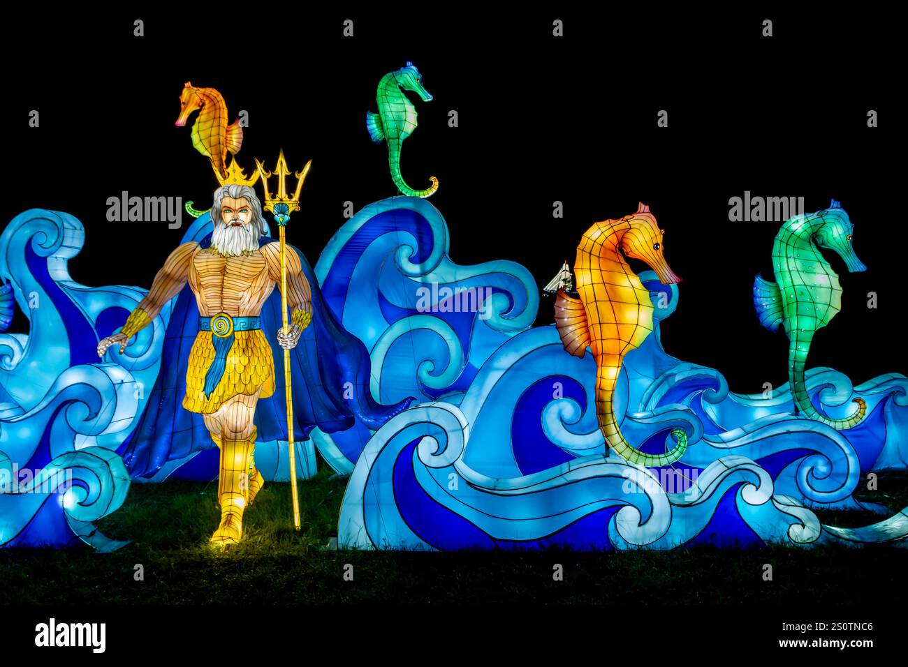 Festival of Light Longleat 28/12/2024 Stockfoto