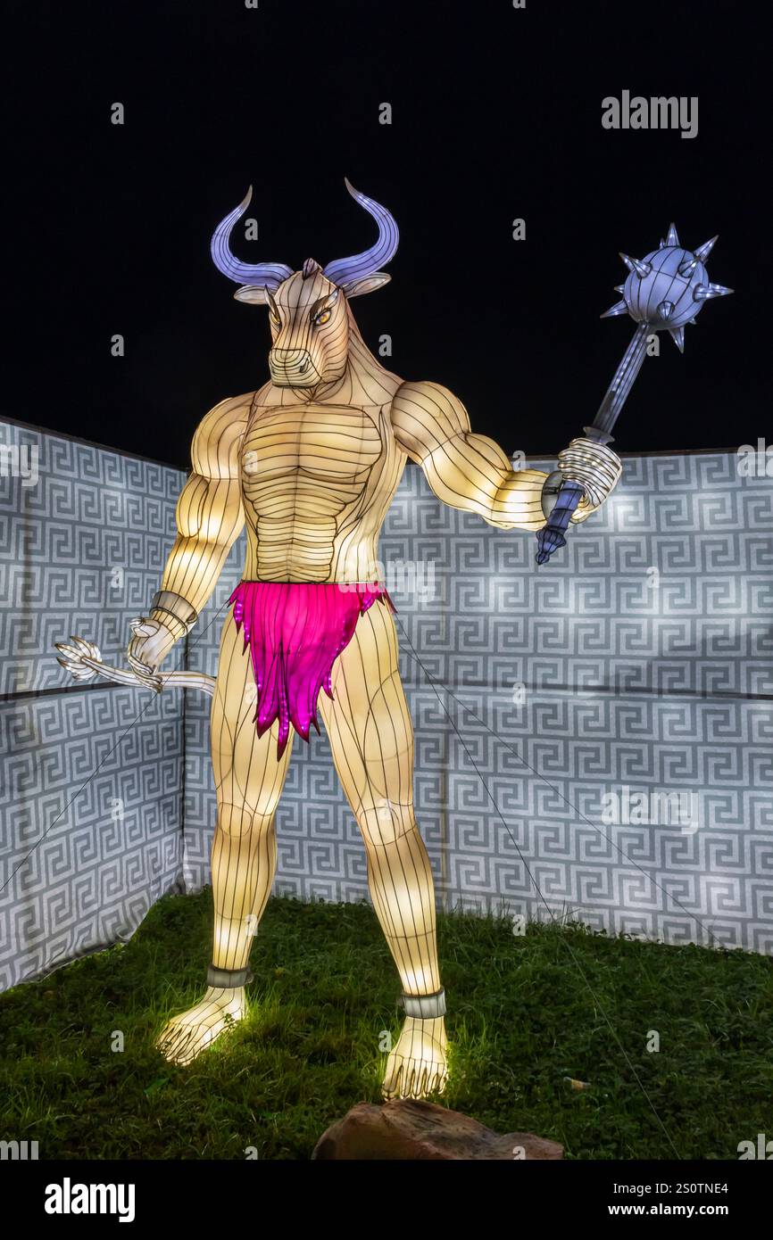 Festival of Light Longleat 28/12/2024 Stockfoto