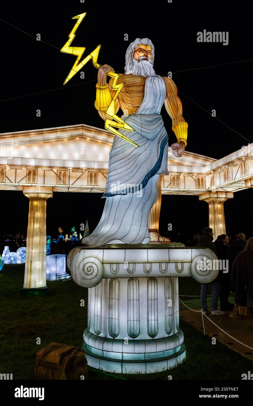Festival of Light Longleat 28/12/2024 Stockfoto