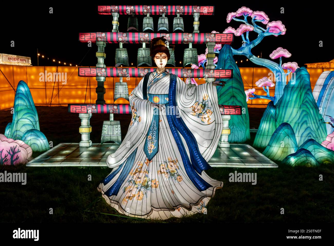 Festival of Light Longleat 28/12/2024 Stockfoto