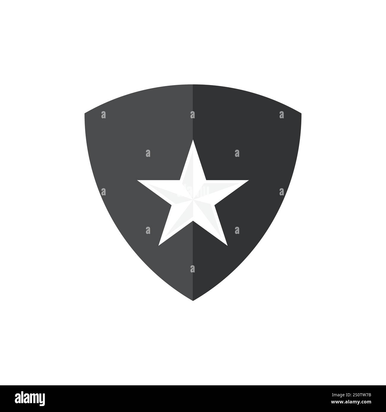 Sternschild Symbol Vektor-Illustration - Vektor Stock Vektor