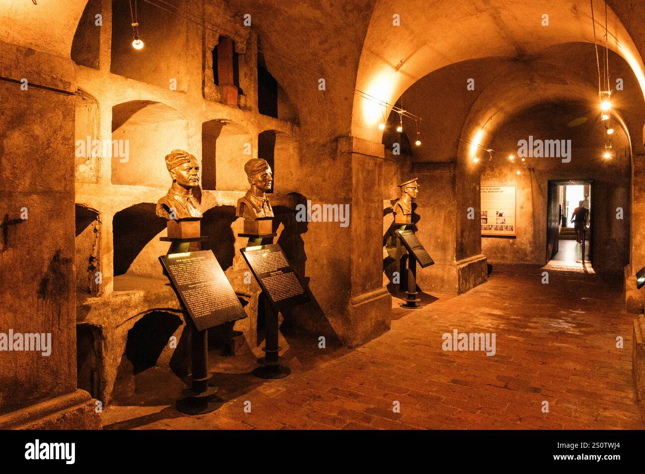Kirche St. Cyril und Methodius, nationales Denkmal für die Opfer des Heydrich-Terrors, 2. Weltkrieg Prag, Tschechische Republik, Tschechien. Stockfoto