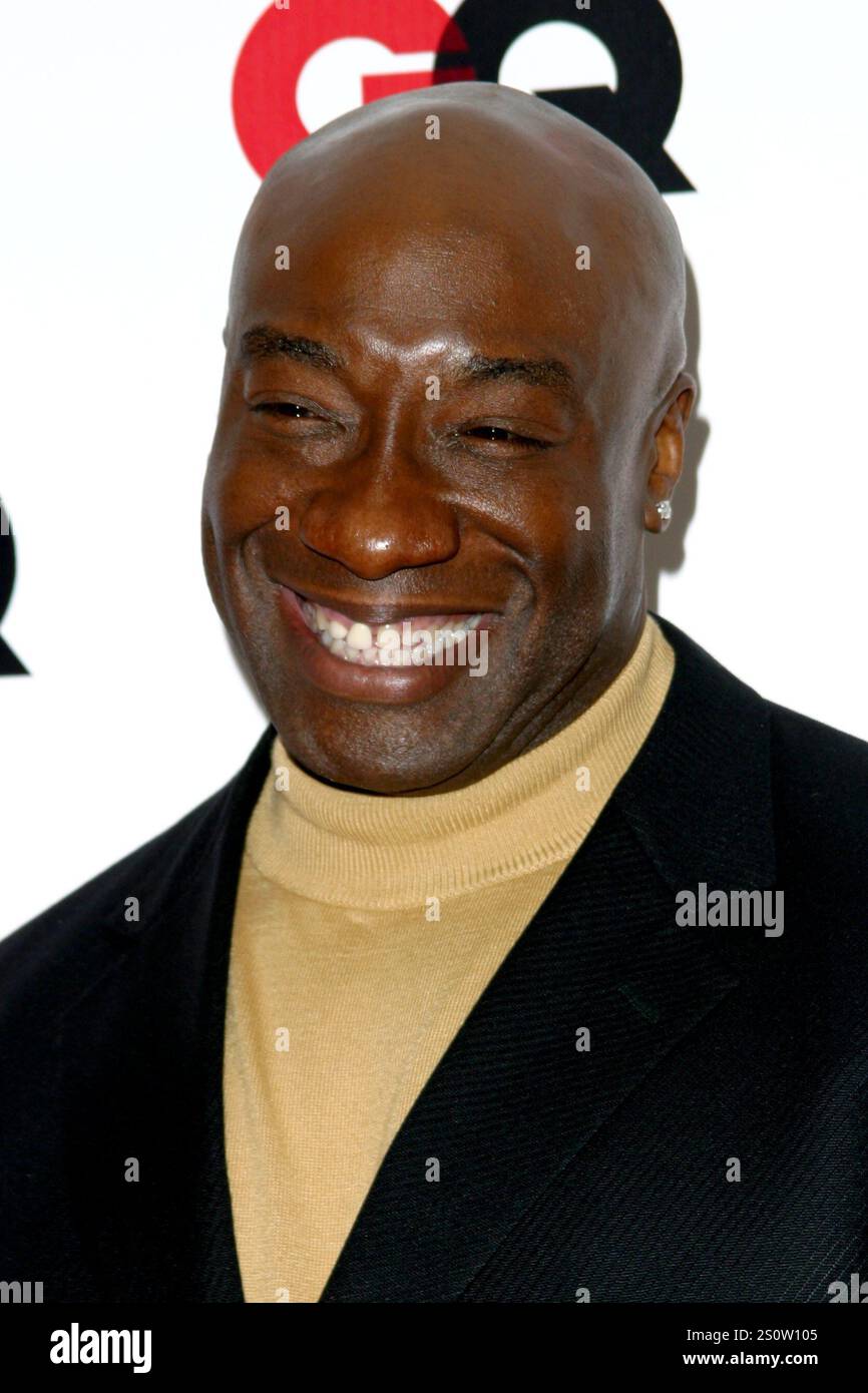 HOLLYWOOD, CA, USA: Michael Clarke Duncan besucht GQ Honors Tinseltown mit der Enthüllung der GQ Annual Hollywood Ausgabe in der GQ Lounge im White Lotus in Hollywood, Kalifornien am 20. Februar 2003. © Lee Roth / Roth Stock Celebrity Archives Stockfoto