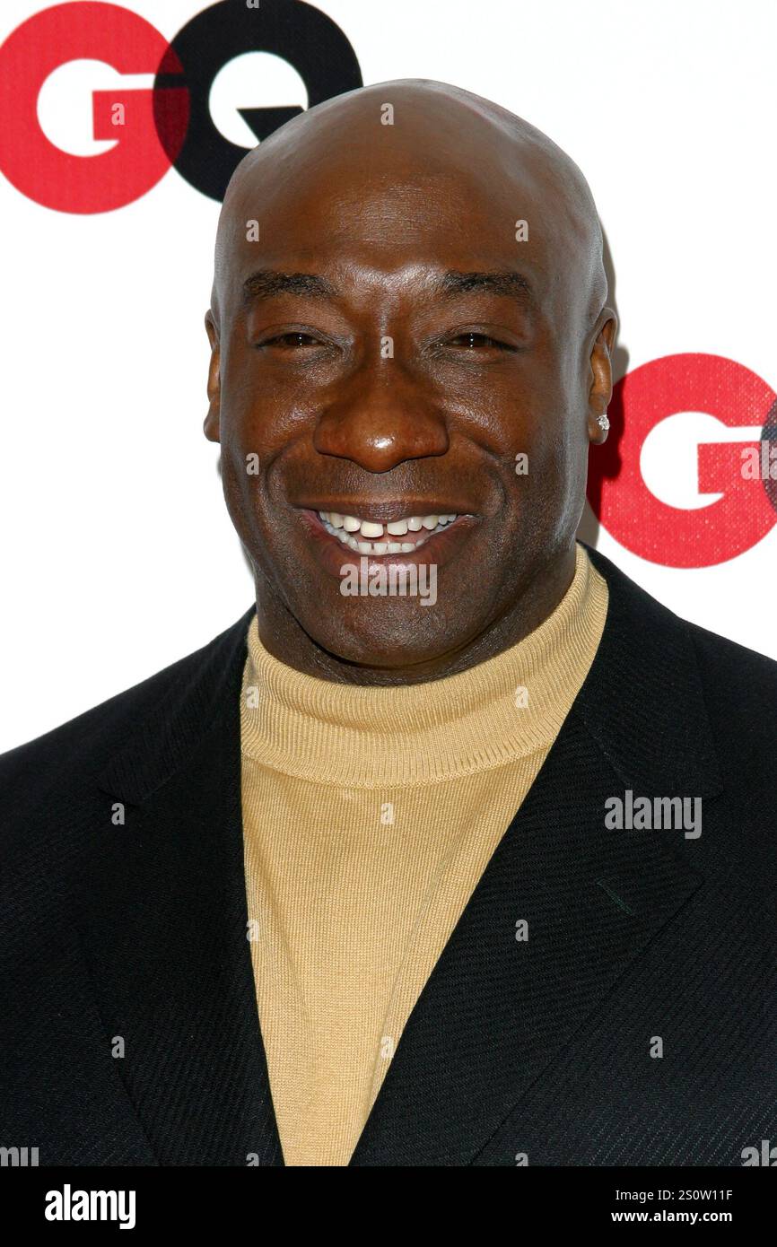 HOLLYWOOD, CA, USA: Michael Clarke Duncan besucht GQ Honors Tinseltown mit der Enthüllung der GQ Annual Hollywood Ausgabe in der GQ Lounge im White Lotus in Hollywood, Kalifornien am 20. Februar 2003. © Lee Roth / Roth Stock Celebrity Archives Stockfoto