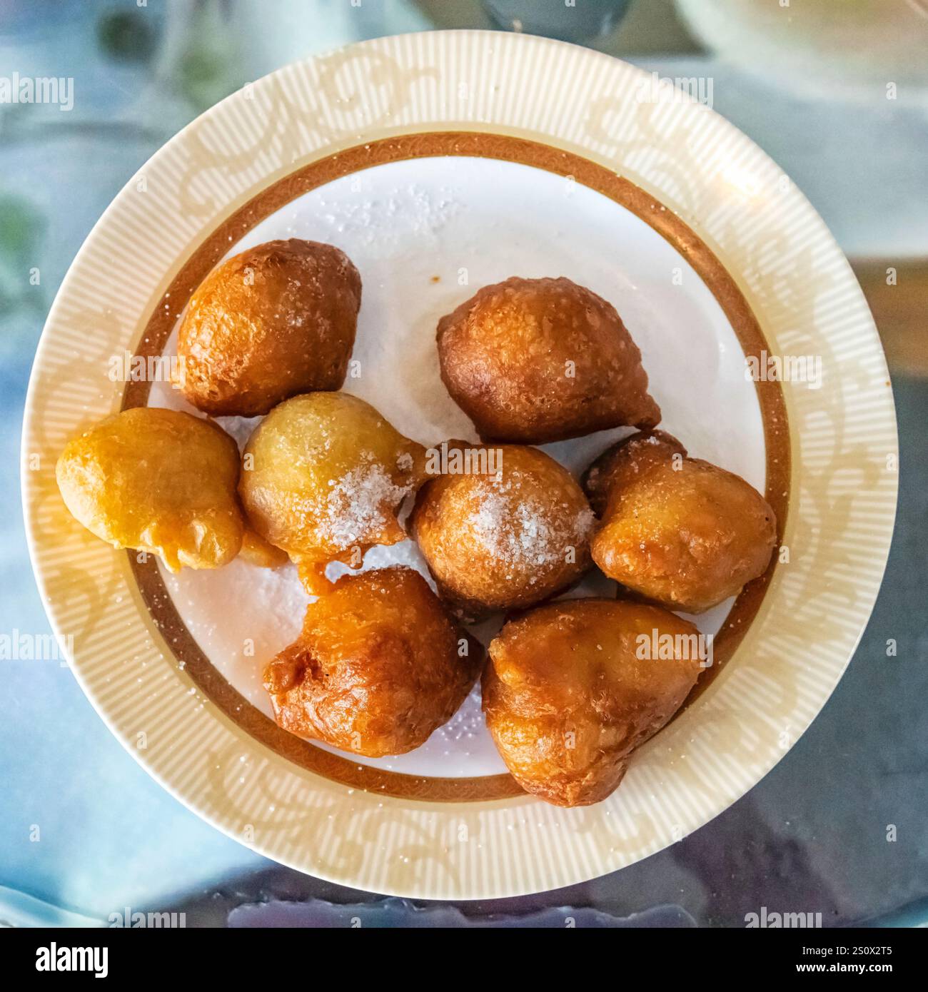 Sudanesische Zalabia Knödel Stockfoto