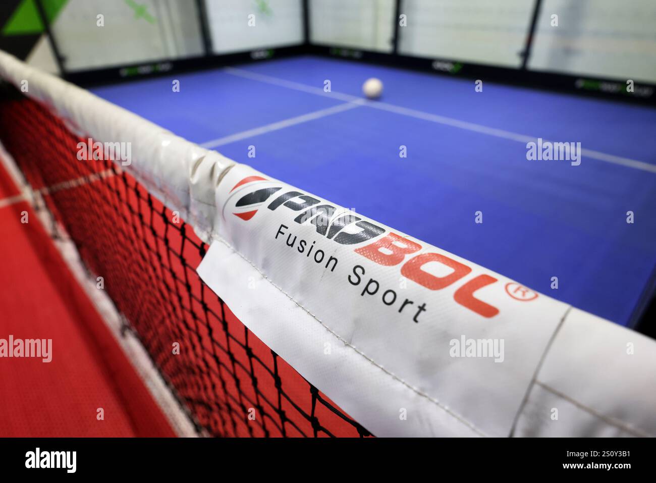 Allgemeine Ansichten von Padbol Courts in London, Großbritannien. Stockfoto