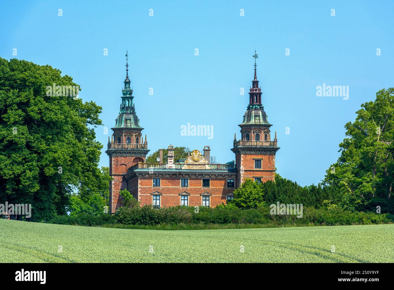 Schloss Marsvinsholm, Marsvinsholms slott, Skåne, Schweden Stockfoto