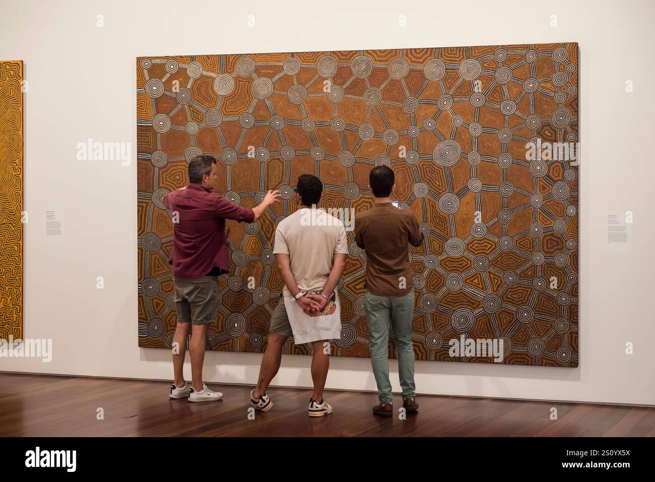 Yiribana Gallery, Kunstsammlung Aboriginal und Torres Strait Islander im neuen Gebäude der Art Gallery of New South Wales, benannt nach Aboriginal Stockfoto