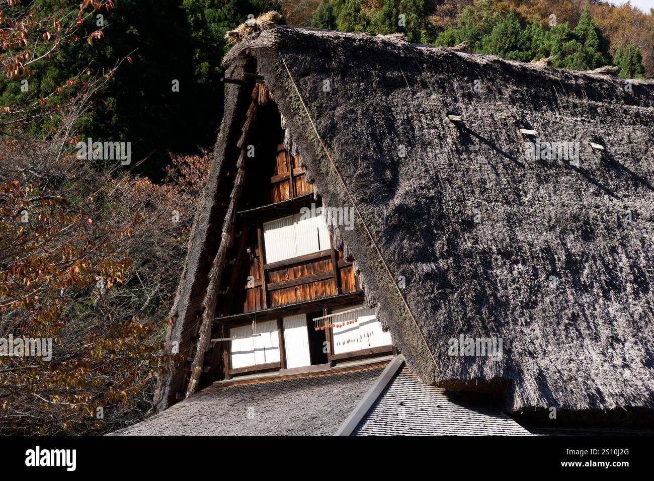 Stadthaus in Shirakawago/Japan Stockfoto