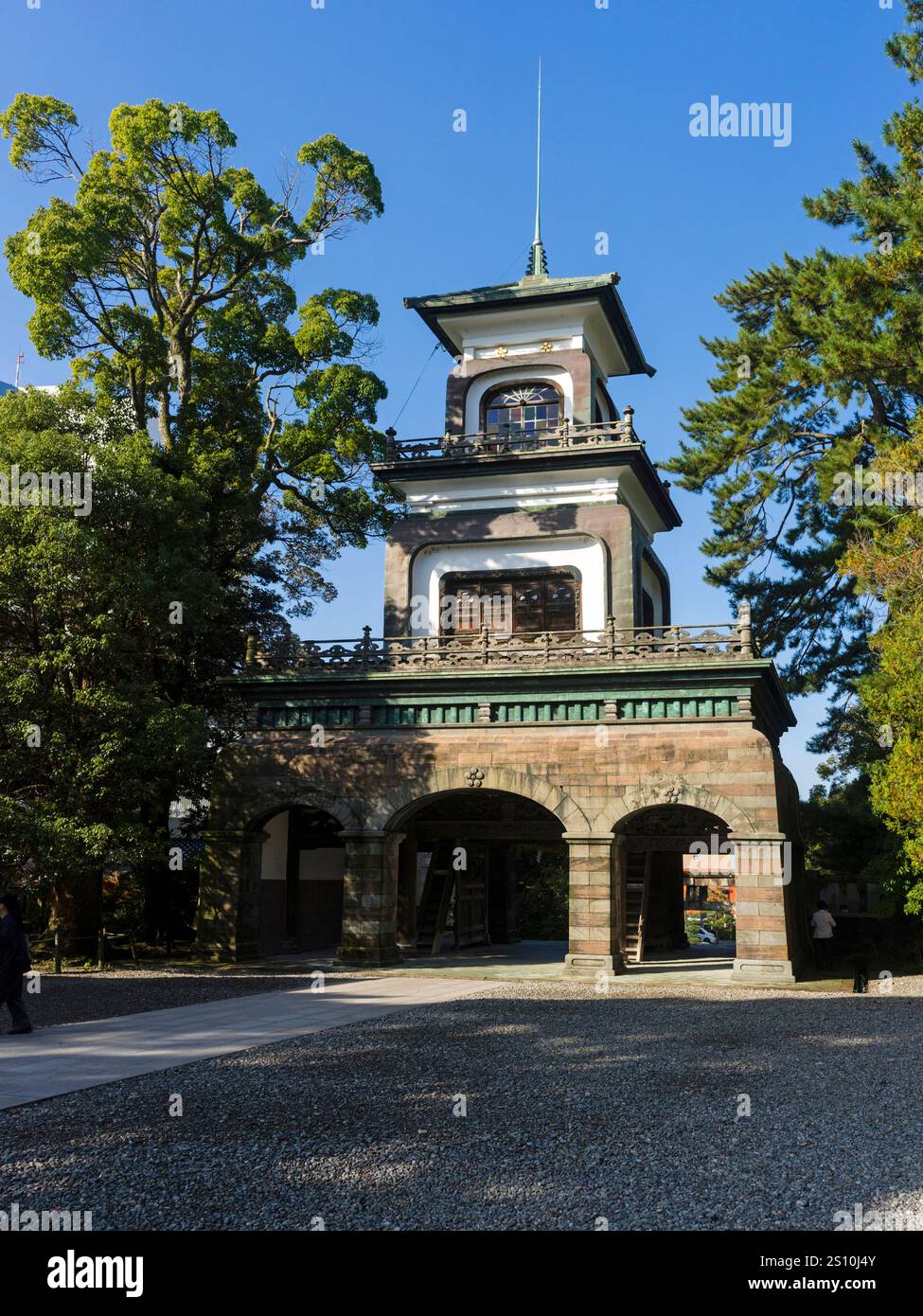 Oyama-Schrein in Kanazawa/Japan Stockfoto