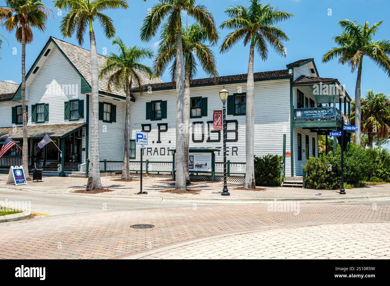 PP Cobb General Store, Avenue A, Fort Pierce, Florida Stockfoto