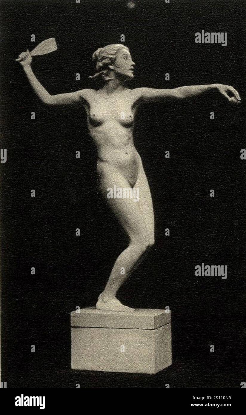 Emil Cauer der Jüngere - Ballschlägerin, um 1914. Stockfoto