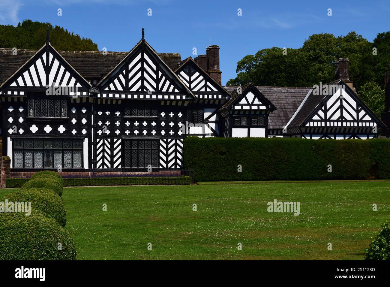 Speke Hall, Liverpool Stockfoto