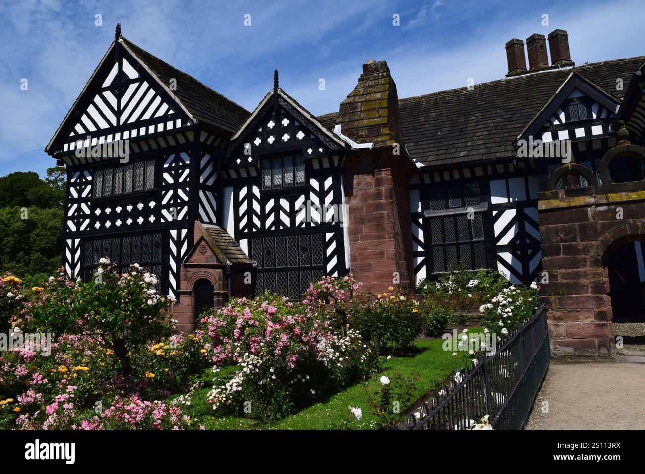 Speke Hall, Liverpool Stockfoto