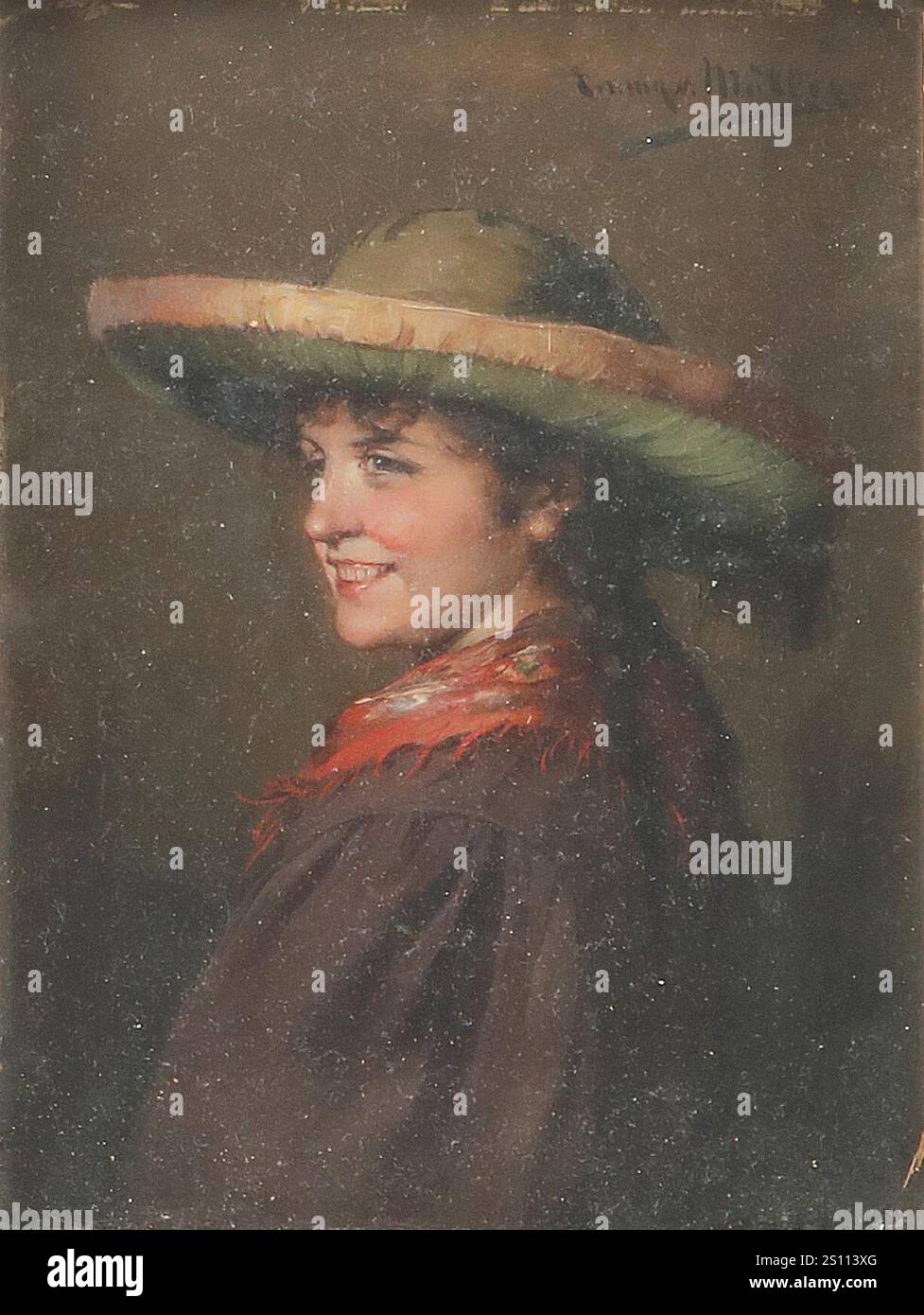 Emma Müller Edle von Seehof Dirndl. Stockfoto