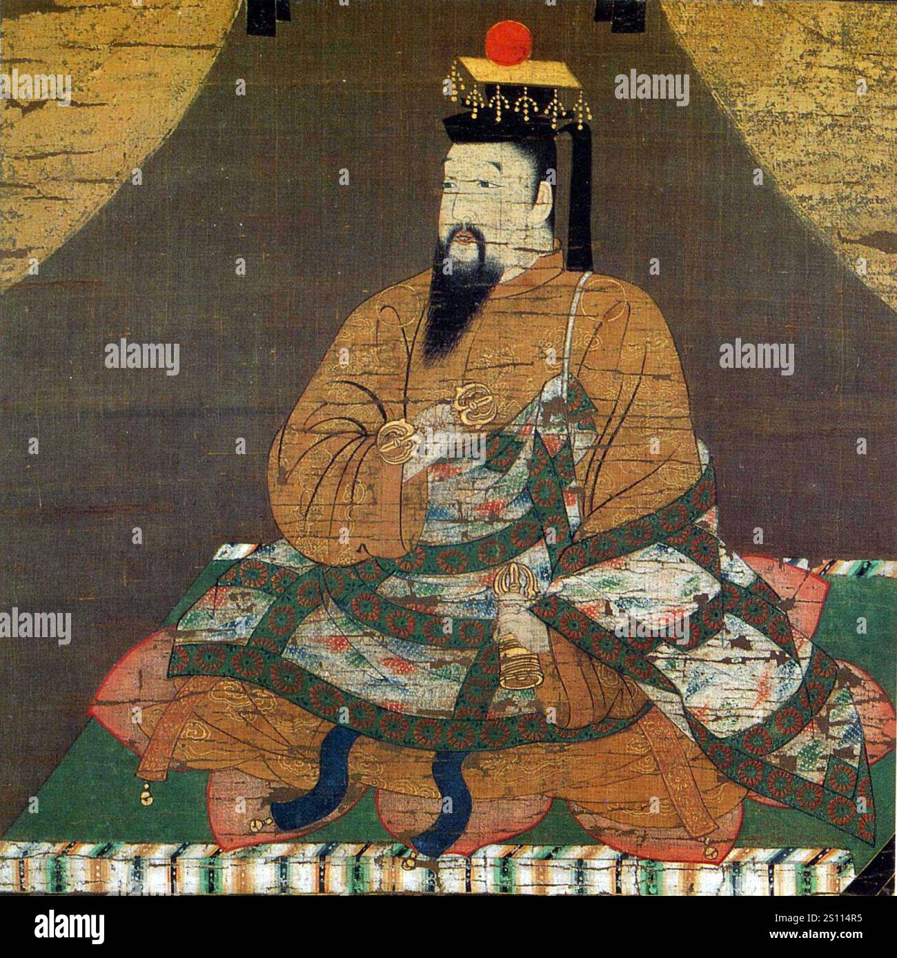 Kaiser Godaigo von Monkan-bō Kōshin. Stockfoto